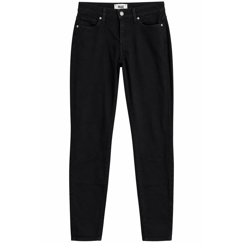 PAIGE Verdugo Ultra Skinny Jeans Size 27 Black Stretch Denim High End